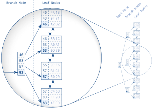 B-Tree Structure